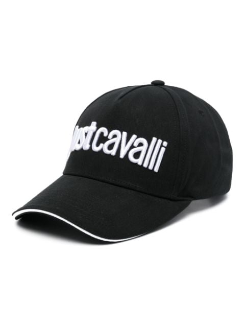 Just Cavalli logo-embroidered cotton cap