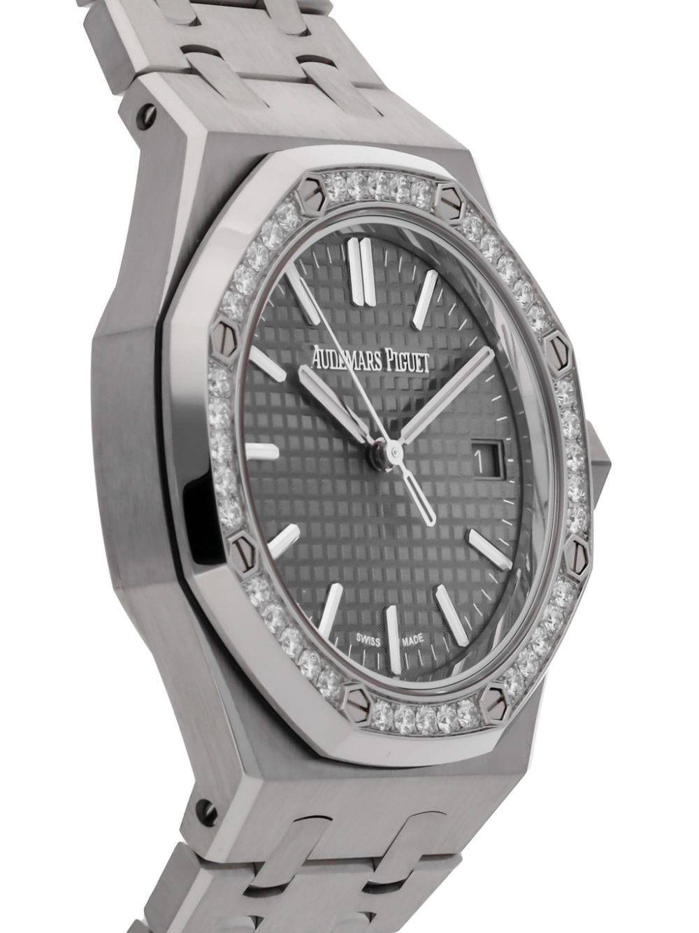 Pre-owned Audemars Piguet 2020-2023  Royal Oak "50th Anniversary" 37mm In Grey