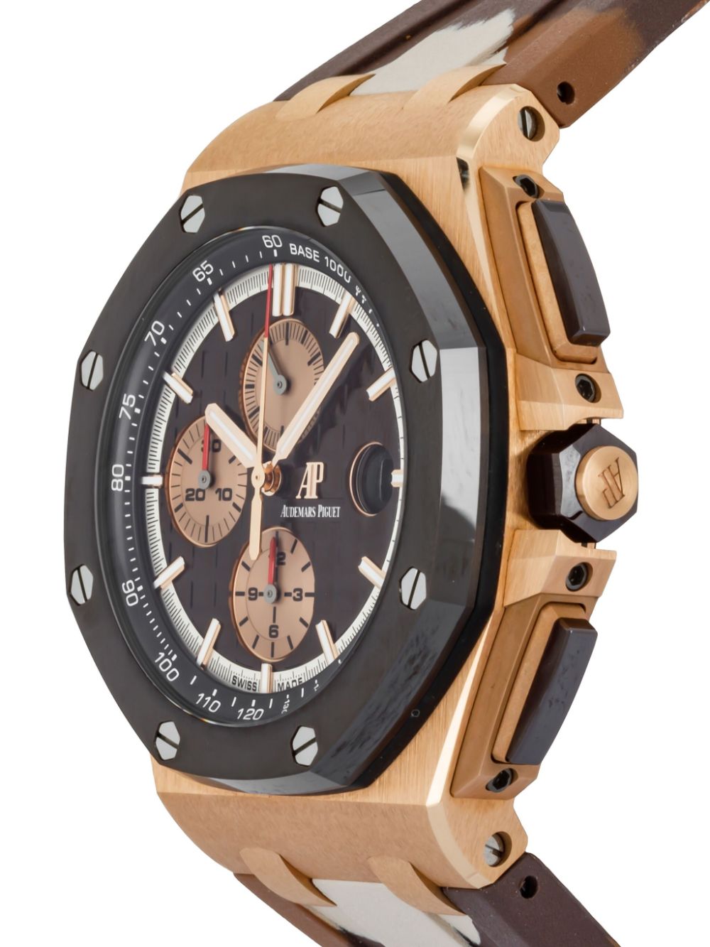 Pre-owned Audemars Piguet 2010-2023  Royal Oak Offshore Chronograph 44mm In Brown