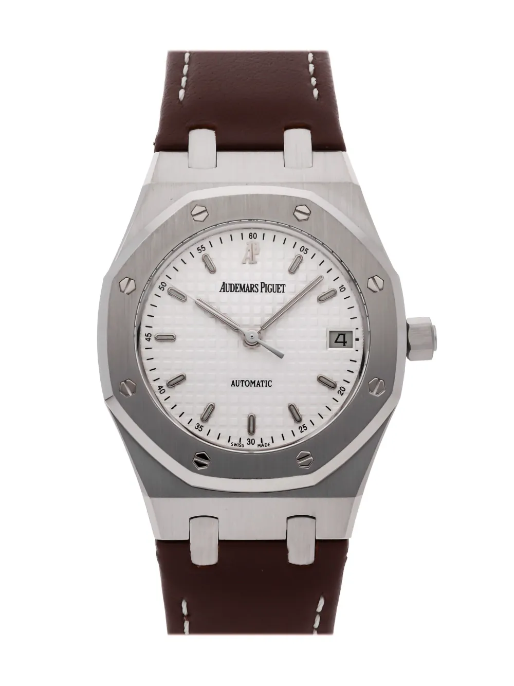 Pre-owned Audemars Piguet 2003-2007  Royal Oak Pictet & Cie 36mm In White