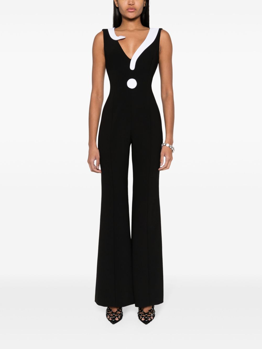 Image 2 of Moschino contrasting-detail jumpsuit