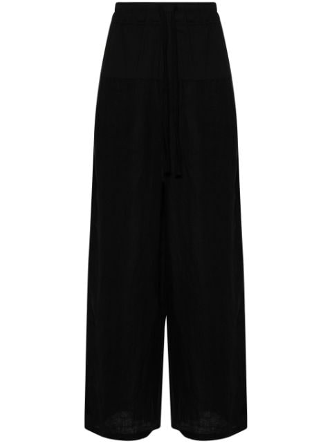 Thom Krom chambray linen wide trousers