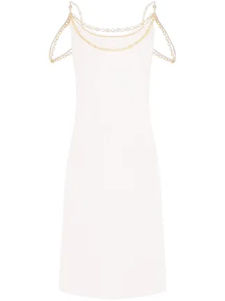 white silk midi dress Slip - Ivory back design and a tying halter neckline that creates a draping Zara Dresses | Zara White