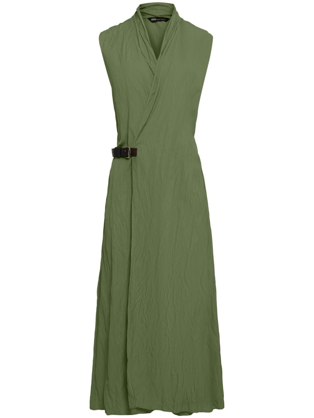 Uma Raquel Davidowicz Morfina Wrap Maxi Dress In Green