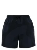 Alpha Tauri Popir abstract-print deck shorts - Black