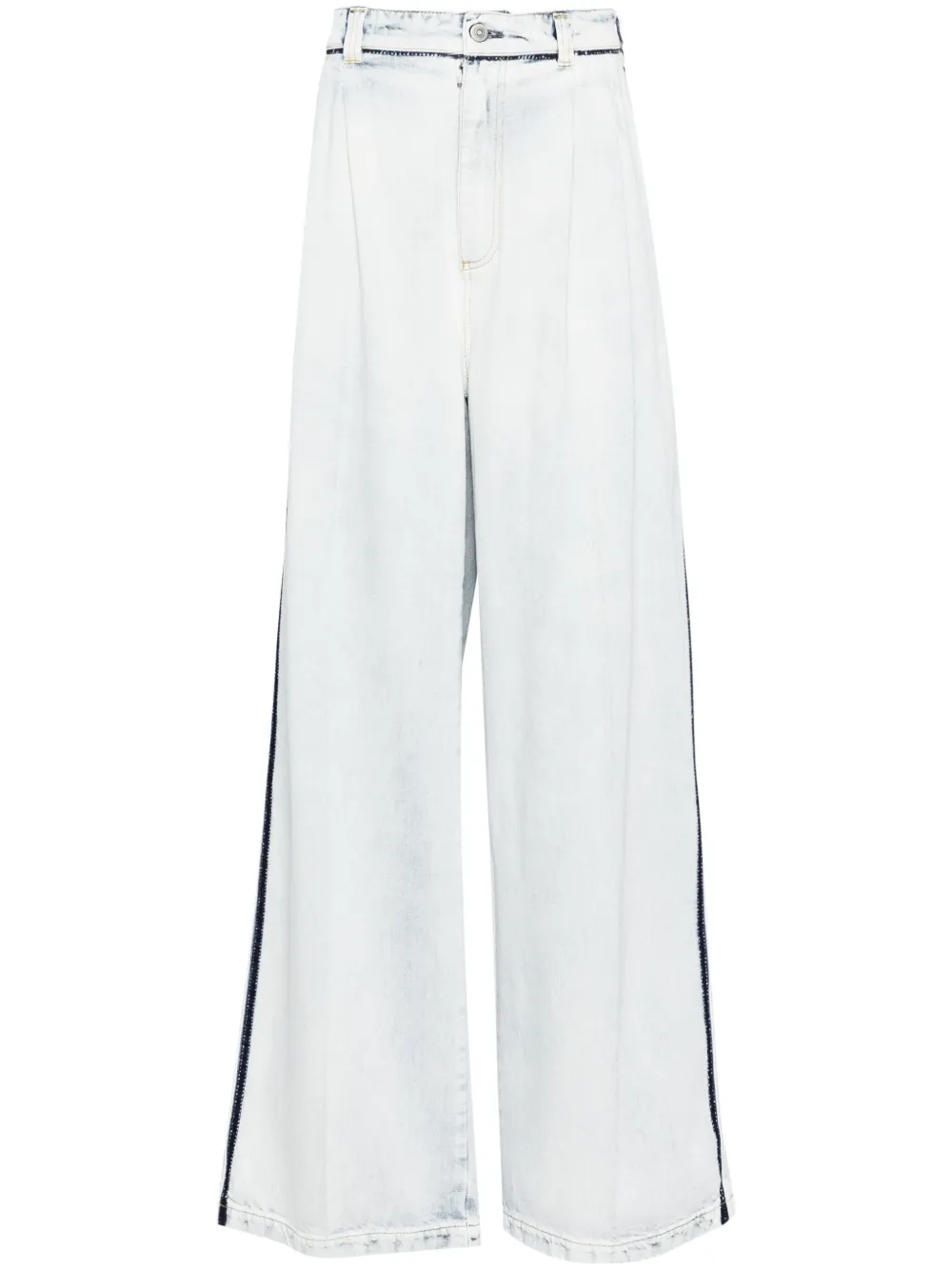 Maison Margiela Memory jeans met wijde pijpen Blauw