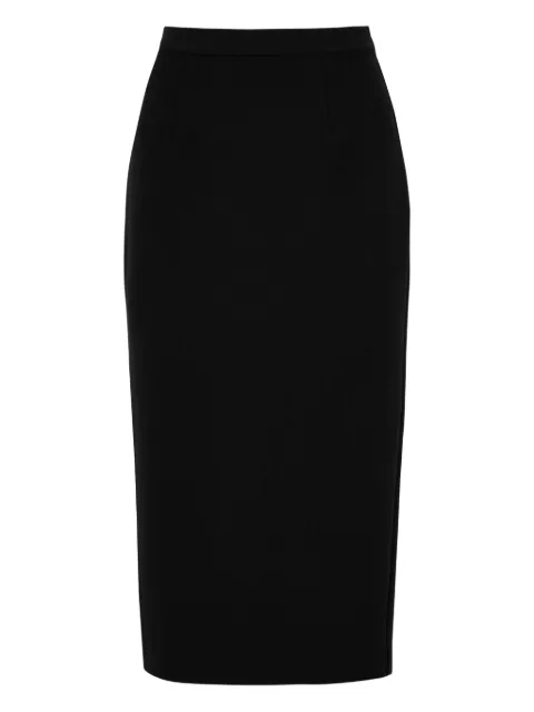 Roland Mouret crepe midi skirt