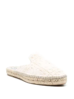 サンダル・ミュール MANEBI SS24 ESPADRILLES FLAT (G0.3P0_COTTONCROCHETNATURAL) Manebi Wedge Espadrilles | italist