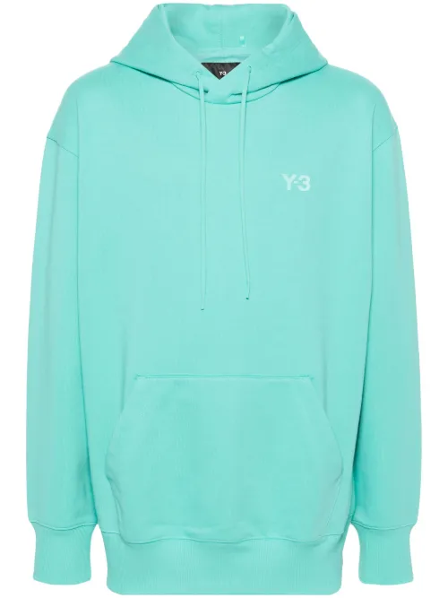 Hoodie en jersey à logo imprimé - Y-3 - Modalova