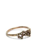 Noguchi 14kt yellow gold Twelve diamond band ring