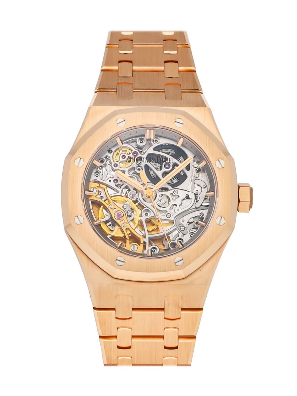Image 1 of Audemars Piguet 2010-2023 pre-owned Royal Oak Double Balance Wheel Openworked 37mm