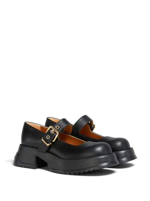 MARNI 黒 メリージェーン ぽっくり靴　23.5cm位 mm3743-01_1.jpg