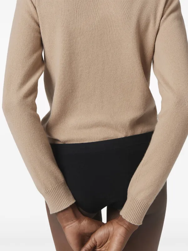 Miu Miu Seamless Ribbed Cotton Briefs - Farfetch