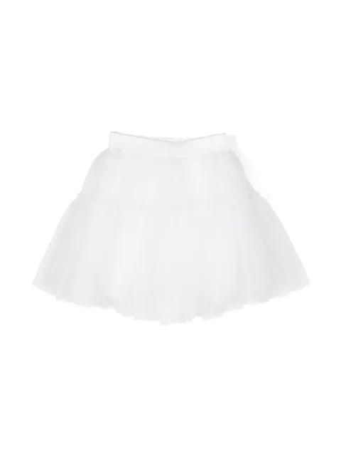 Monnalisa logo-waistband tutu skirt