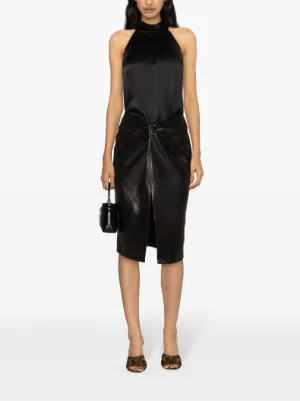 VIP【関税送料無料】希少 SAINT LAURENT SKIRT VIP【関税送料無料】希少 ALEXANDER MCQUEEN BLACK GREY SKIRT