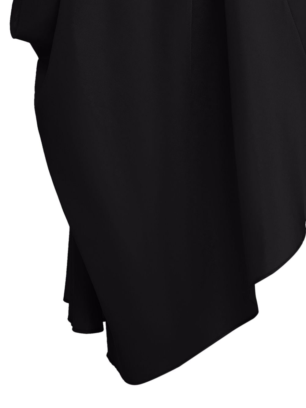 Shop Uma Raquel Davidowicz Asymmetric Midi Skirt In Black
