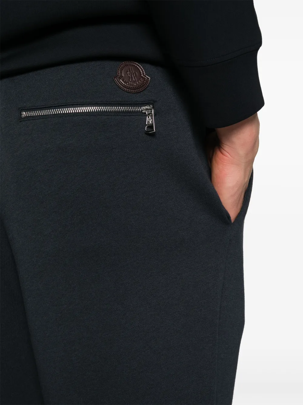 Moncler Trainingsbroek met logo Blauw