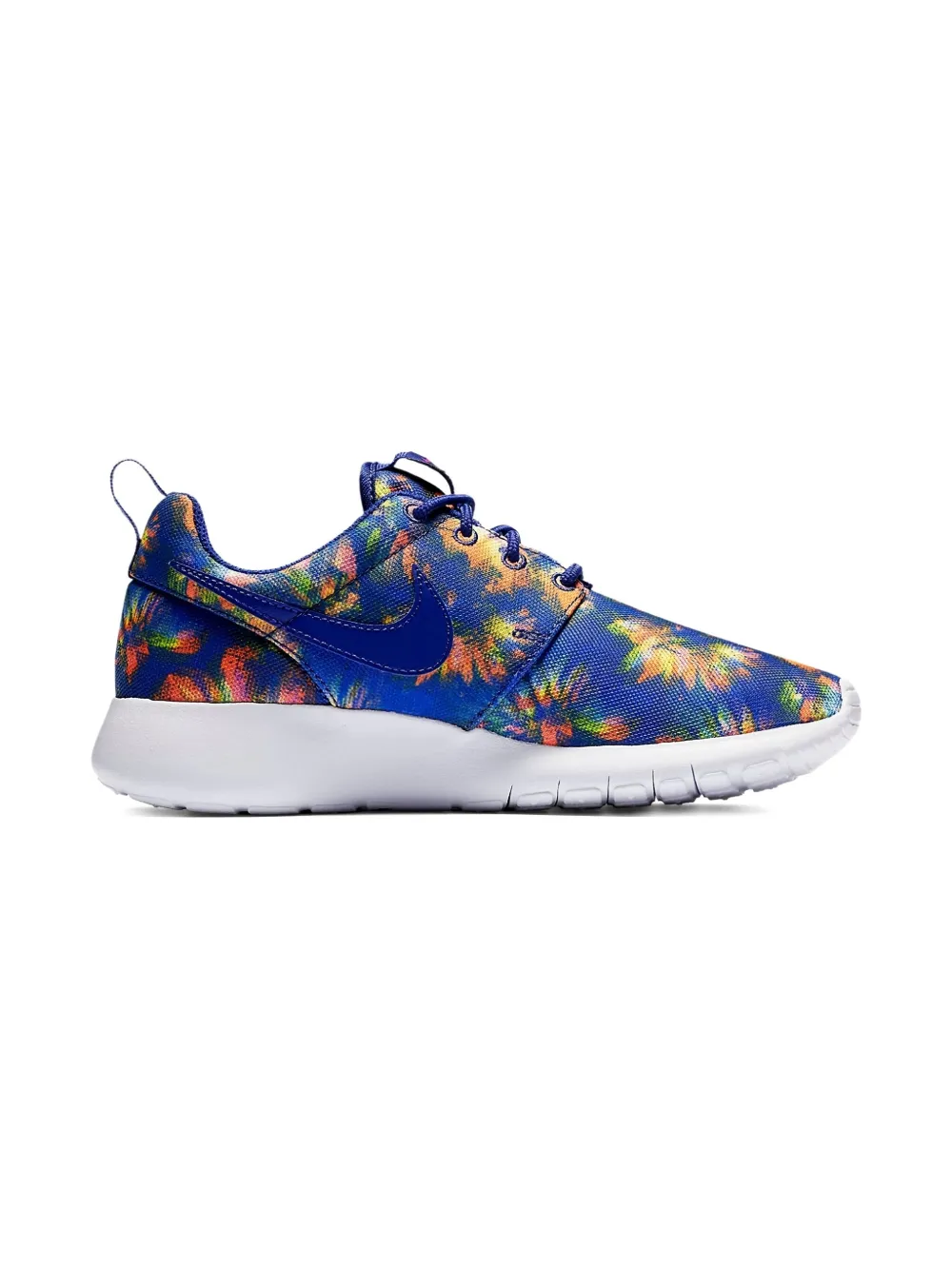 Nike Kids Roshe One Print "Blue Orange" sneakers Blauw