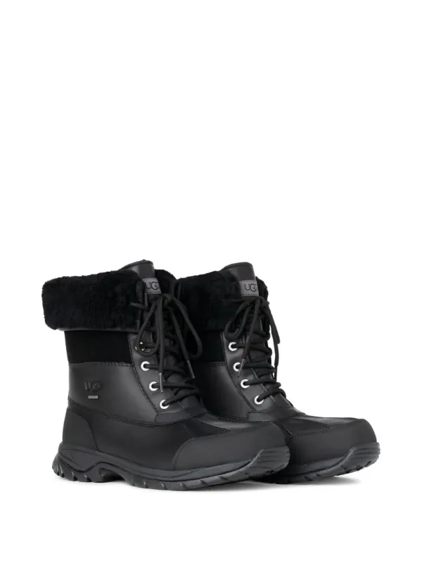 Ugg winter boots black top