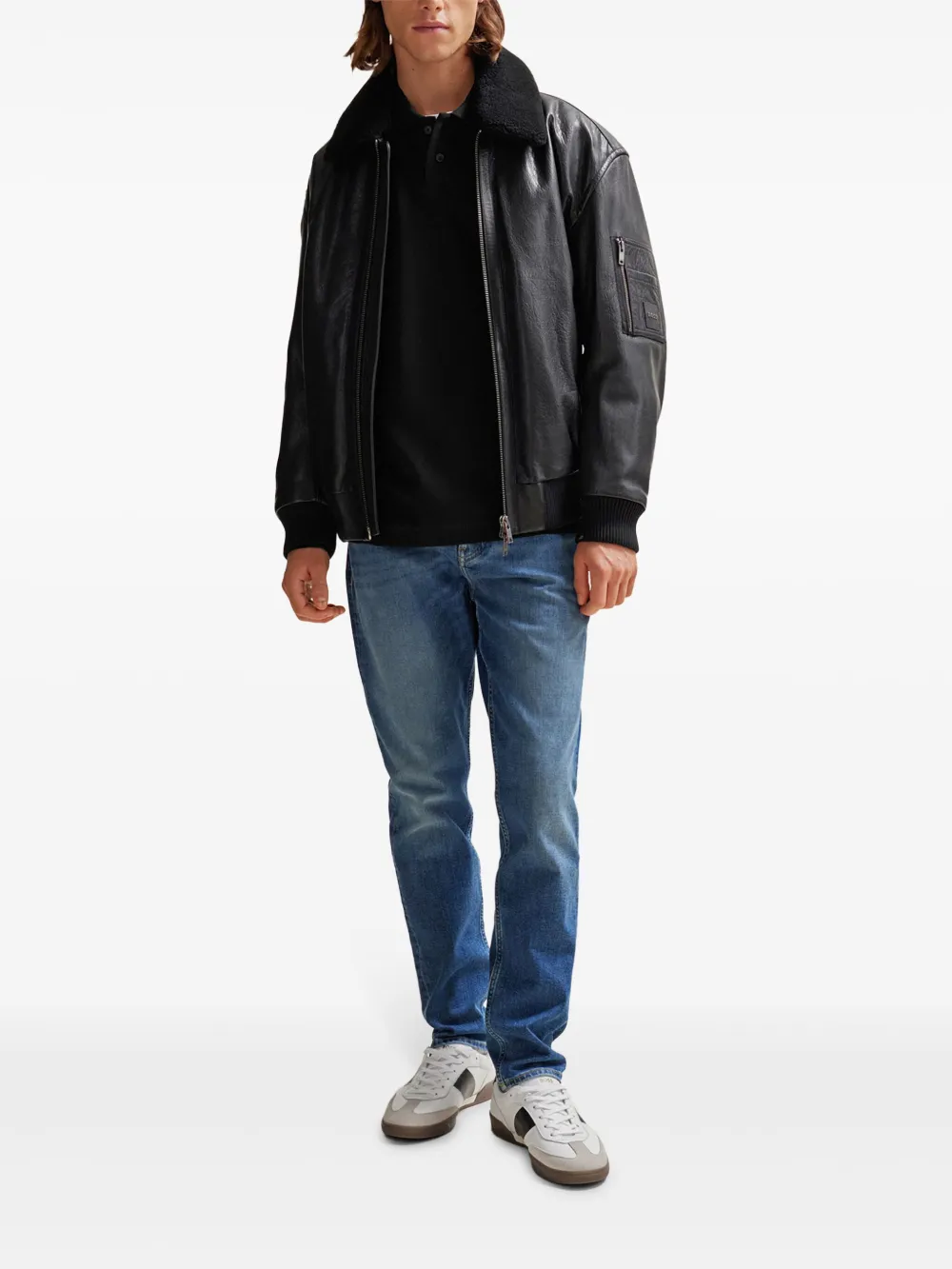 BOSS Skinny jeans - Blauw