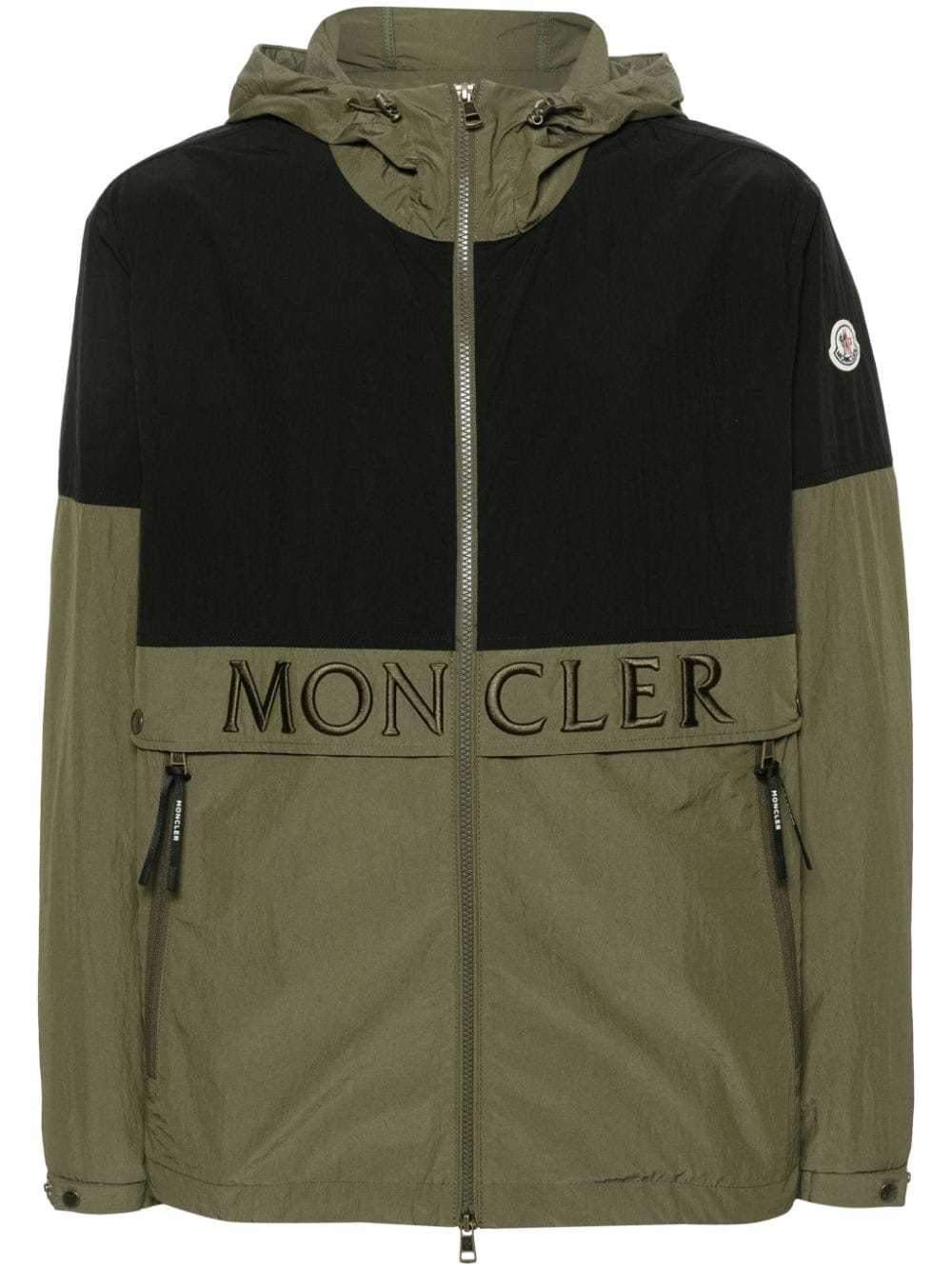 Shop Moncler Joly Hooded Jacket In Green