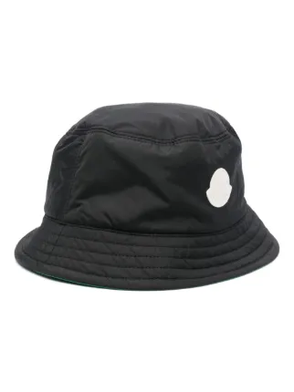 【送料無料キャンペーン】 バケットハット リバーシブル Moncler | JP FARFETCH | ブラック 帽子