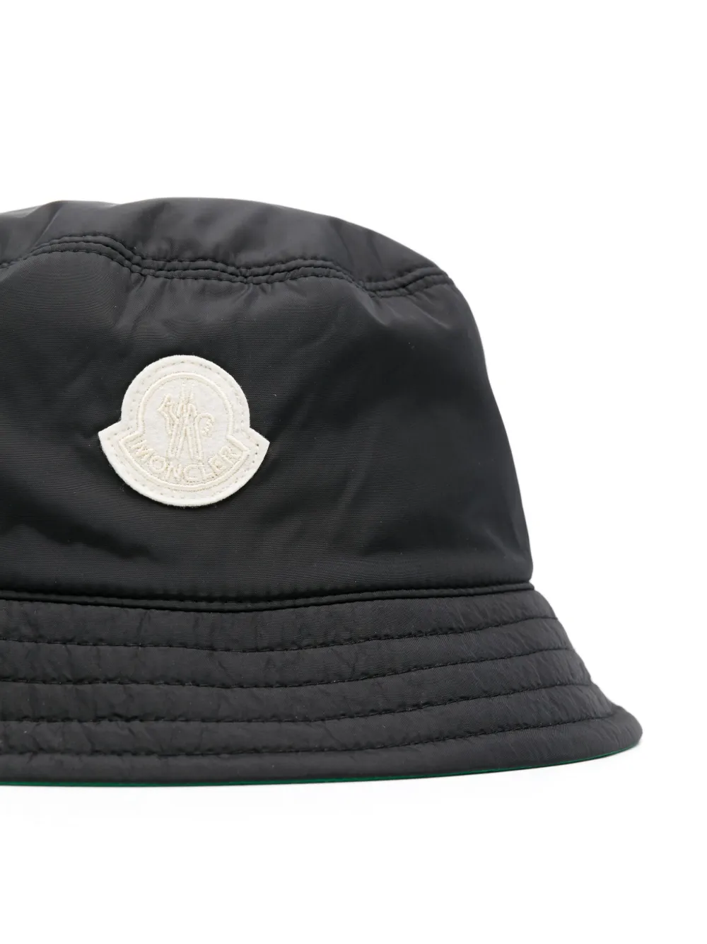 Shop Moncler Reversible Bucket Hat In Black