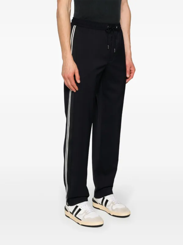 Moncler logo-embroidered Track Pants | Blue | FARFETCH