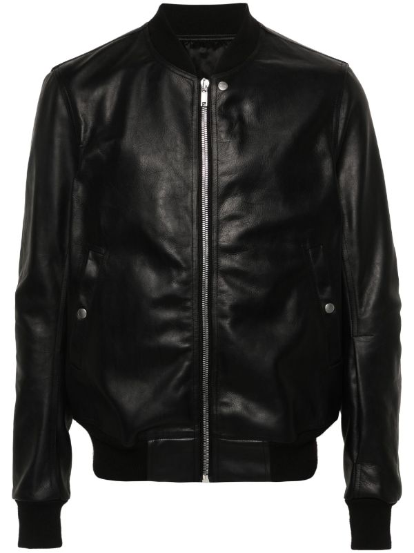 Rick Owens Classic Flight Leather Jacket - Farfetch