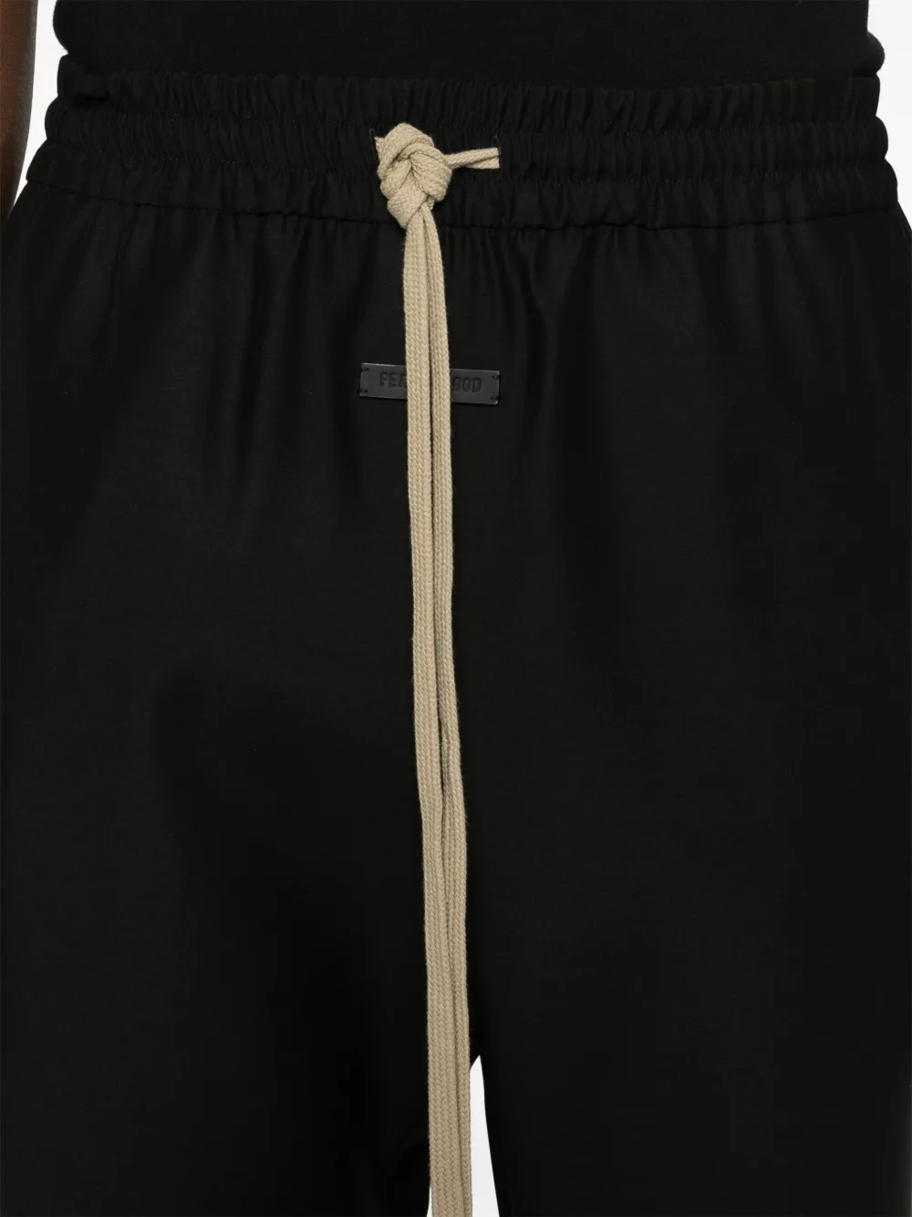 Fear Of God Forum Wool-blend Trousers In Black