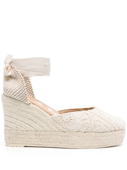 Espadrilles compensées Yucatán 100 mm - Manebi - Modalova