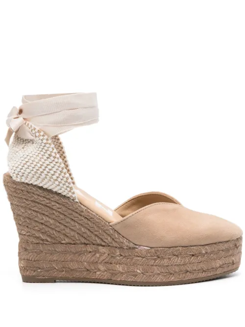 Espadrilles compensées Hamptons 110 mm - Manebi - Modalova