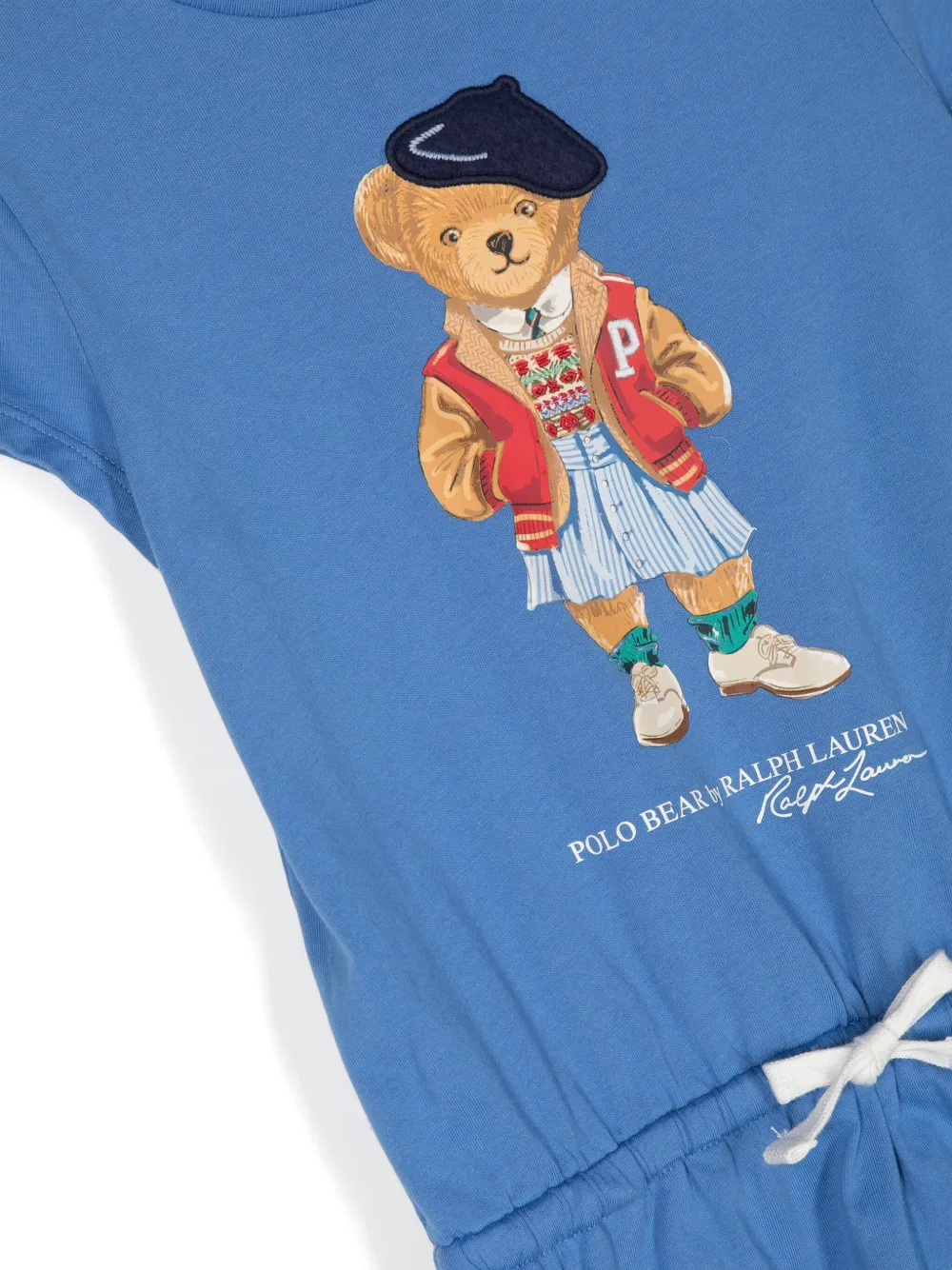 POLO RALPH LAUREN KIDS Katoenen jurk Blauw