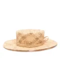 Ruslan Baginskiy bow-detail sun hat - Neutrals