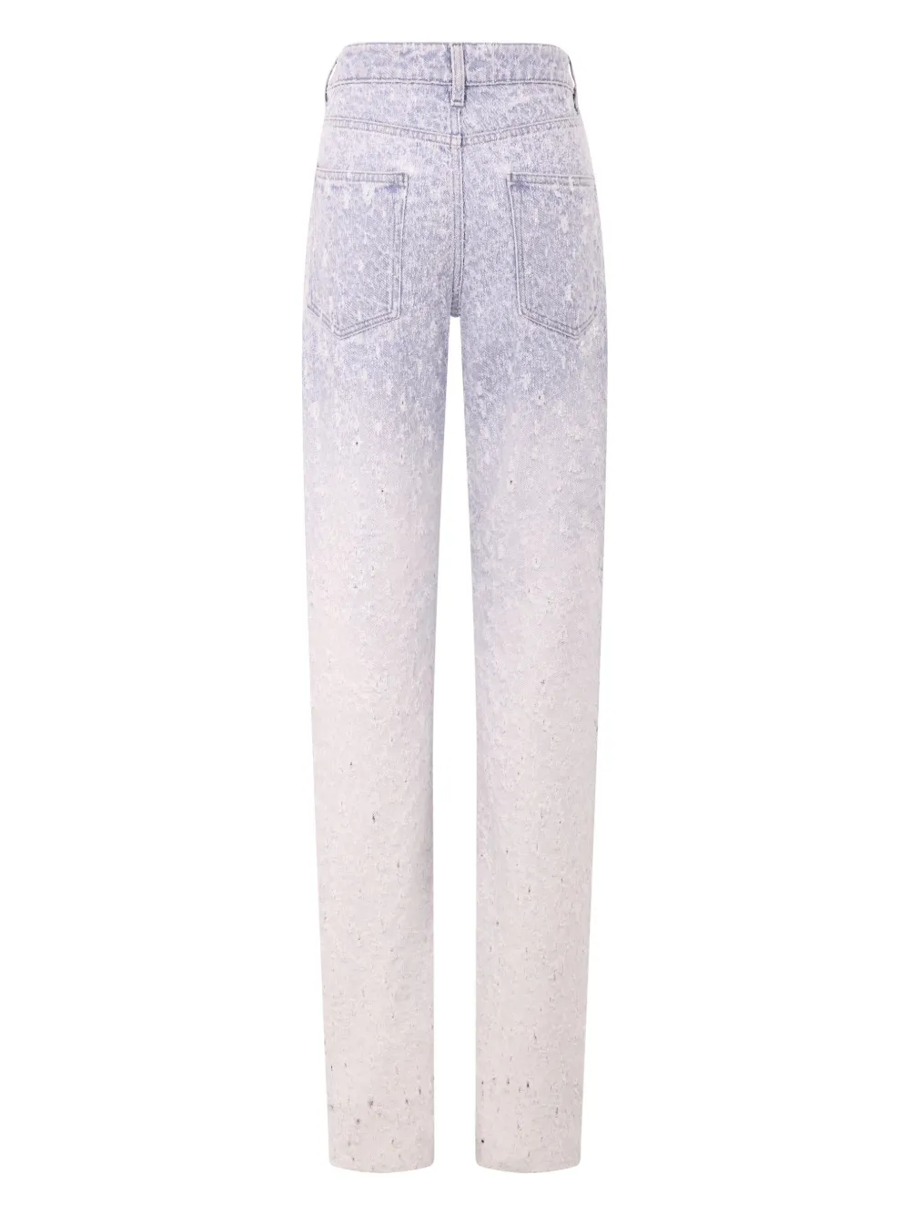 Cheap Rabanne distressed ombre straight-leg jeans Women