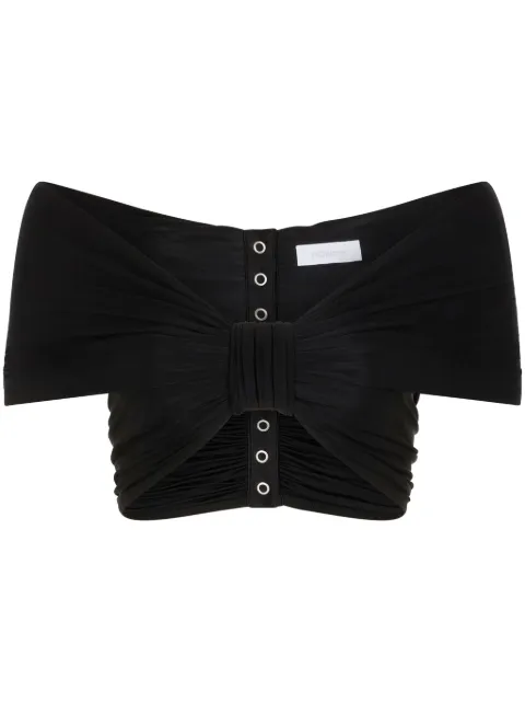 Rabanne off-shoulder draped top