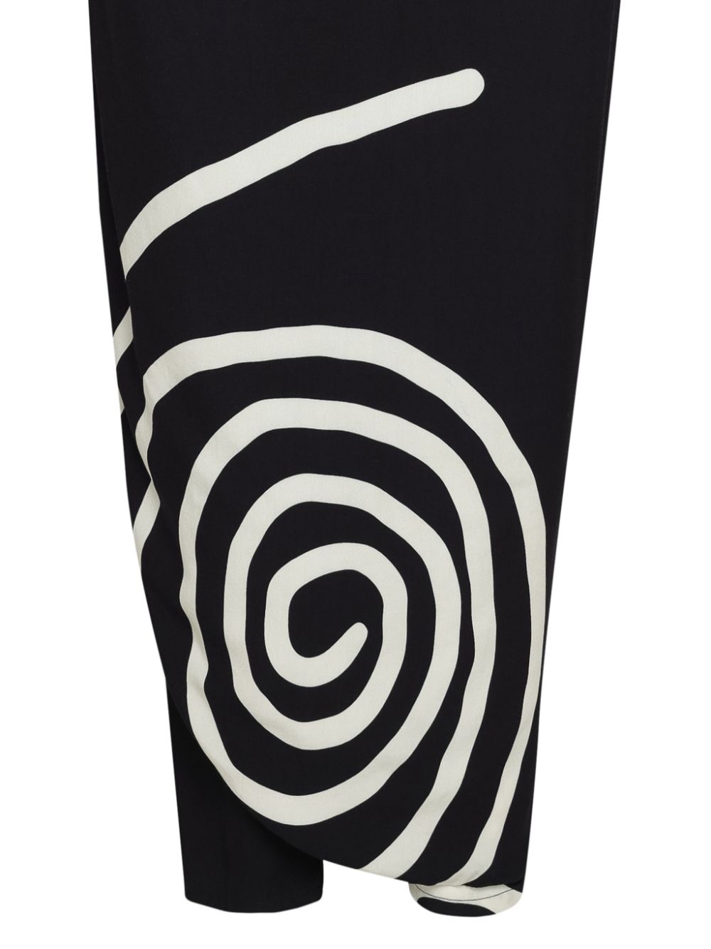 Shop Uma Raquel Davidowicz Wide-body Printed Trousers In Black