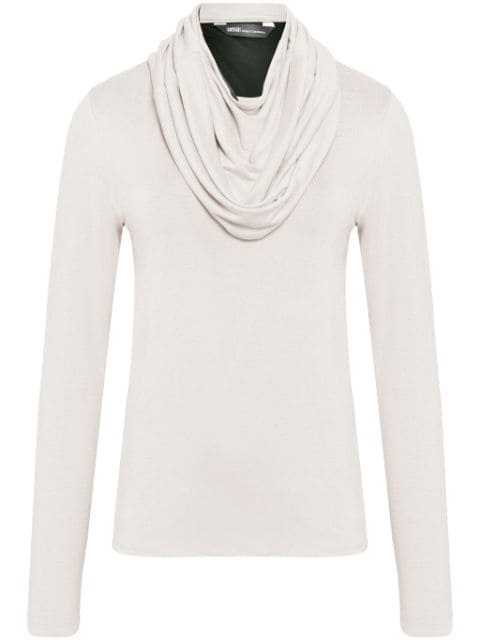 Uma | Raquel Davidowicz shawl-collar long-sleeve top 