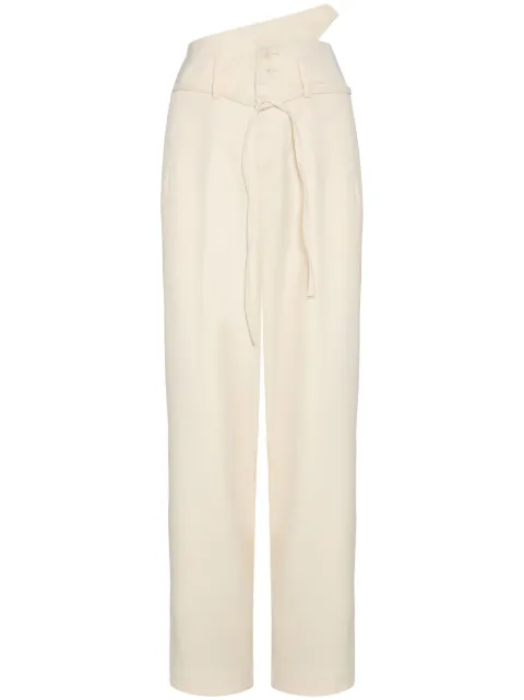 Uma | Raquel Davidowicz high-waisted straight-leg trousers 