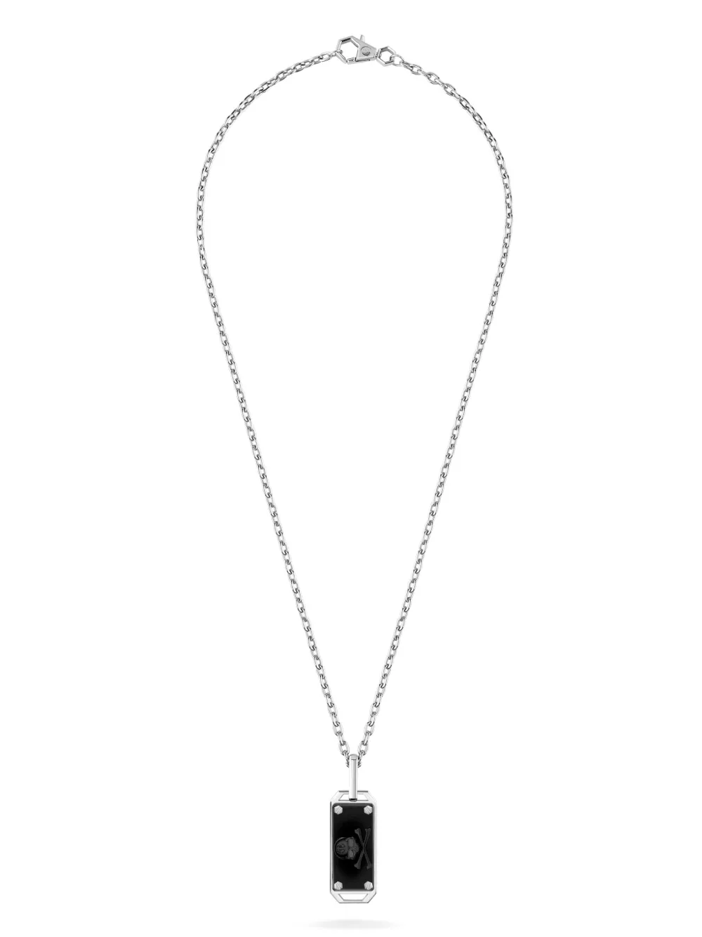 Philipp Plein collier à pendentif tête de mort | argent | Image 1