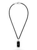 Philipp Plein skull bone necklace - Black