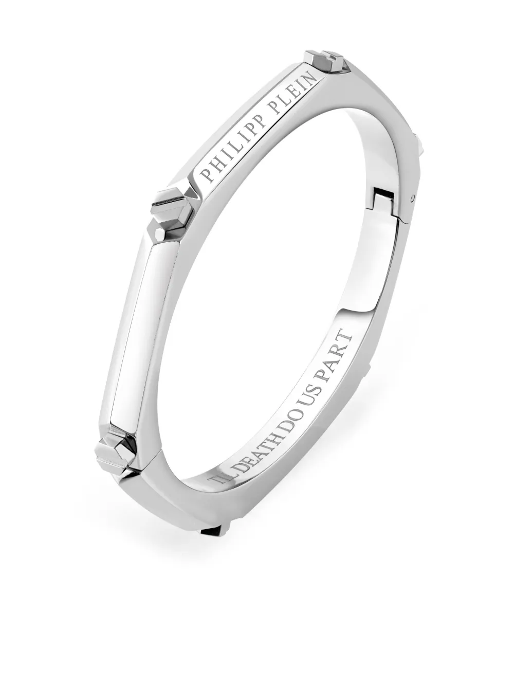 Philipp Plein cuff bracelet - Zilver