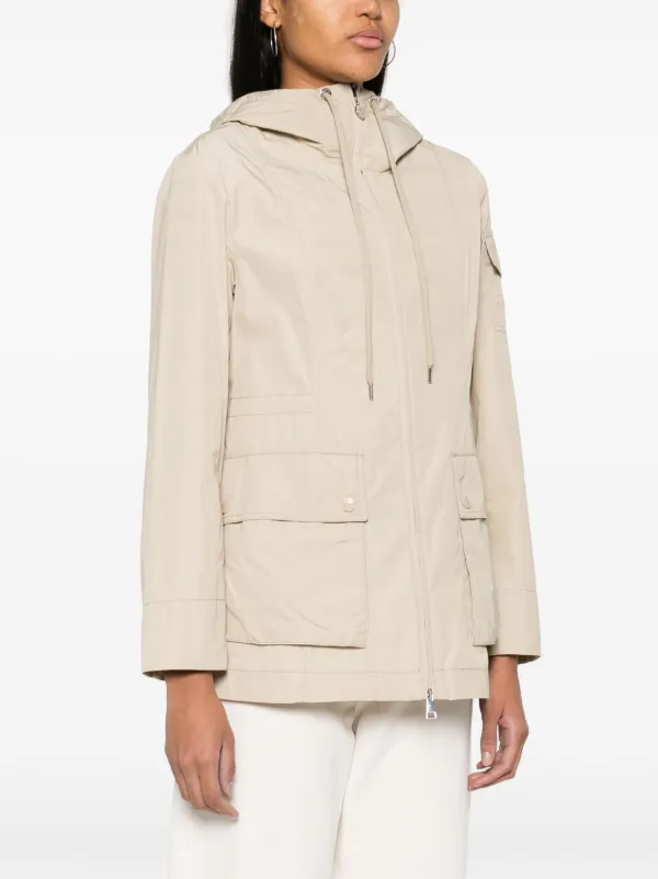 Moncler Leandro パーカージャケット | ニュートラル | FARFETCH JP