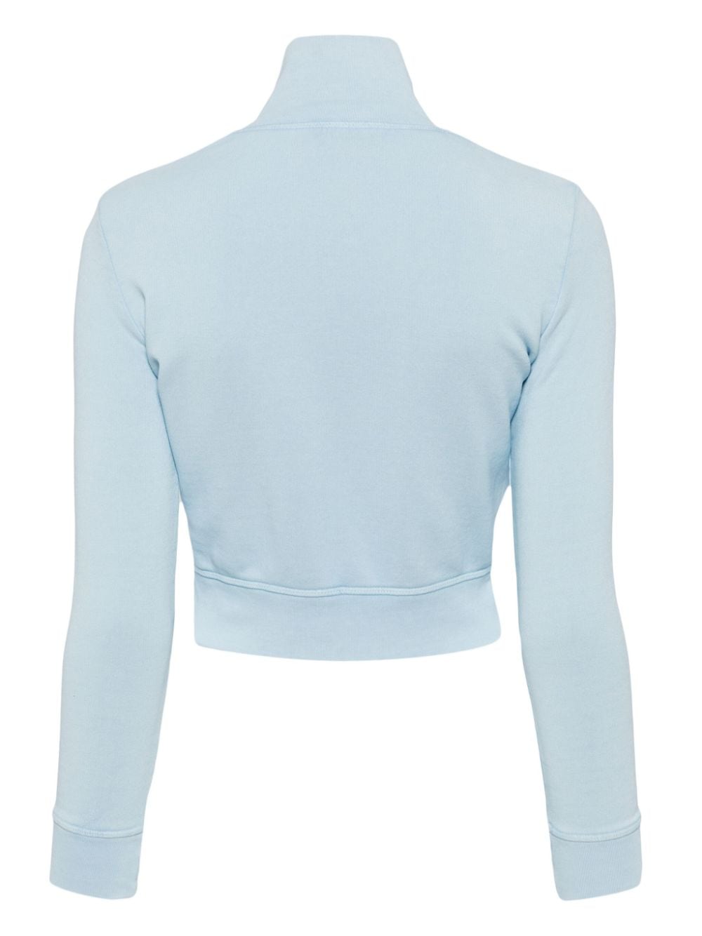 Dsquared2 Cropped sweater met logo-applicatie - Blauw