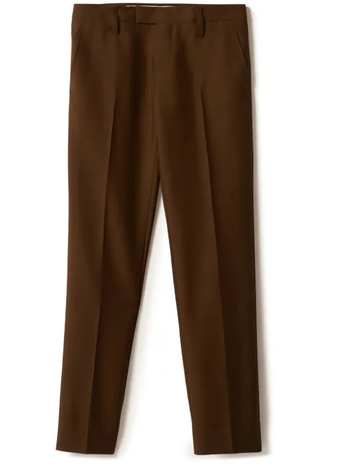 Pantalon à logo brodé - Miu Miu - Modalova