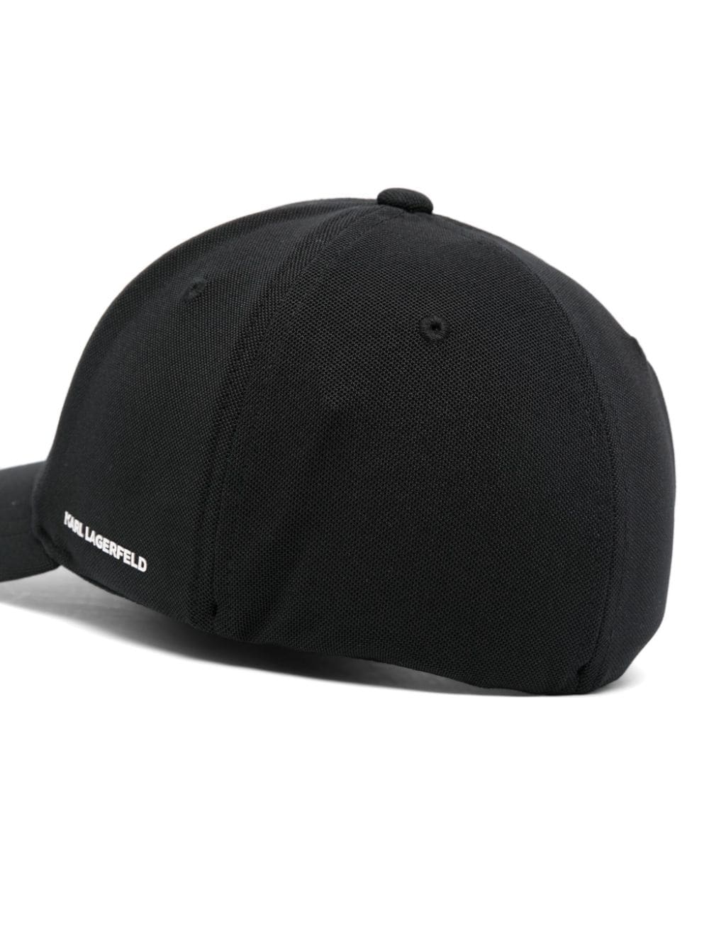 Shop Karl Lagerfeld Ikonik Karl Cap In Black