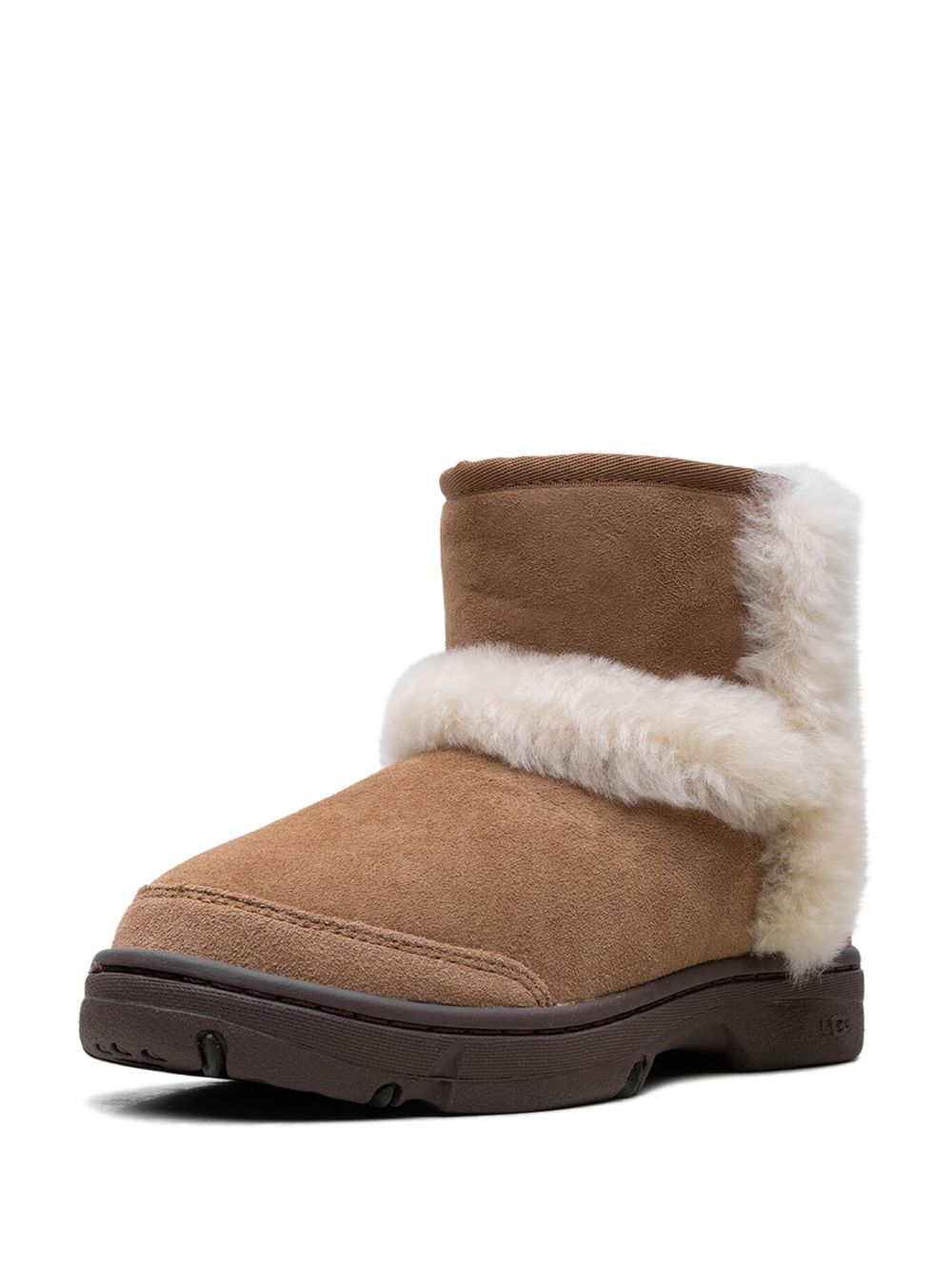 Shop Ugg Sunburst Mini "chestnut" Boots In Brown