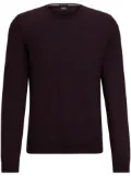 BOSS Leno crew-neck jumper - Red