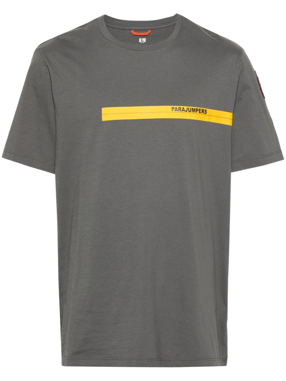 Parajumpers Katoenen T-shirt met logoprint Grijs