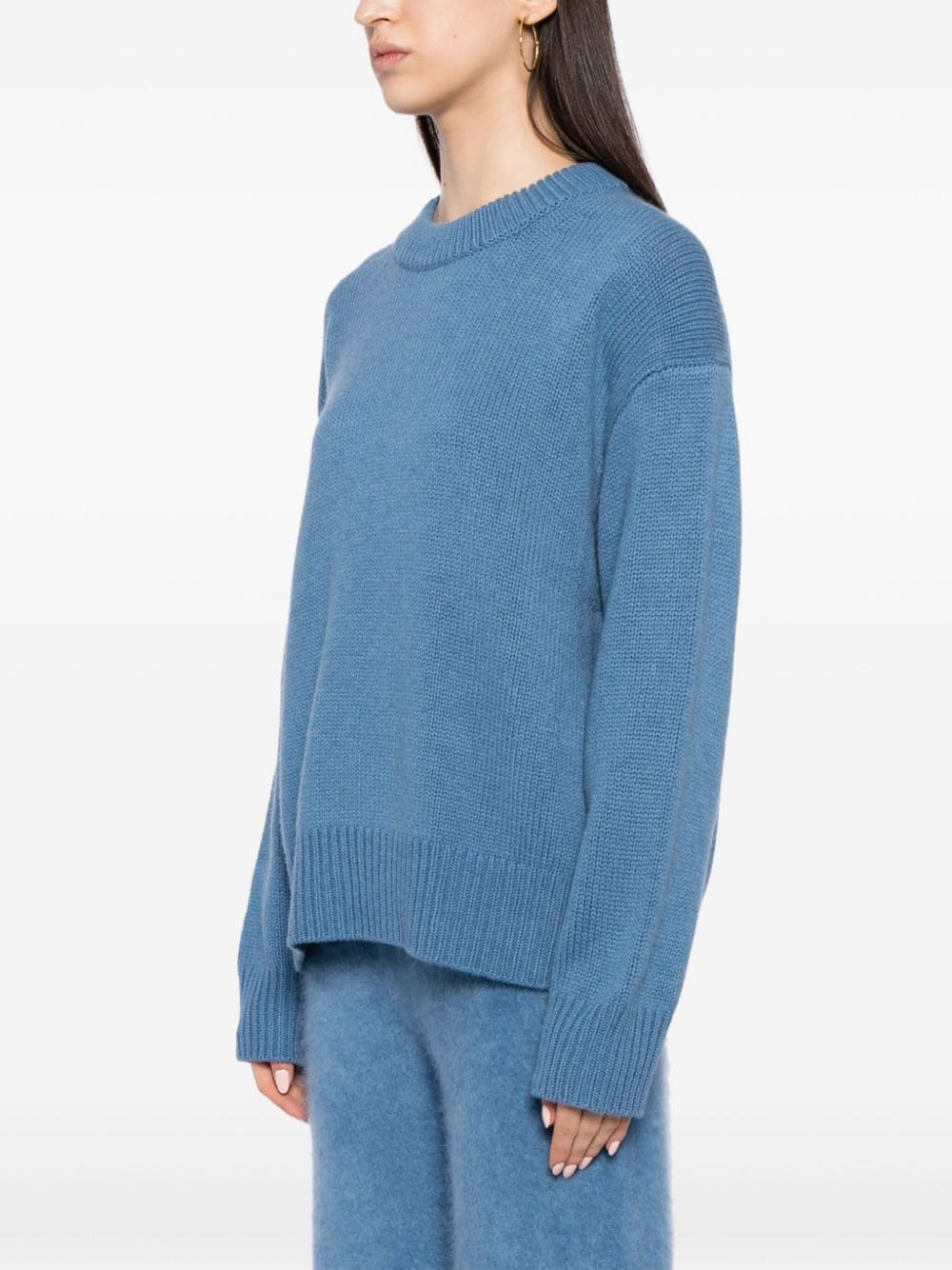 Lisa Yang crew-neck cashmere jumper - Blauw